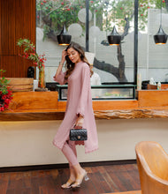 Load image into Gallery viewer, AZ LIOR SILK-COLLECTION DUSTY-ROSE STITCH