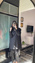 Load image into Gallery viewer, AZ LAWN-FARSHI BLACK STITCH