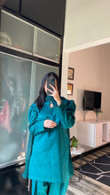 Load image into Gallery viewer, AZ LAWN-FARSHI SEAGREEN STITCH