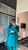 AZ LAWN-FARSHI SEAGREEN STITCH