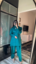 Load image into Gallery viewer, AZ LAWN-FARSHI SEAGREEN STITCH