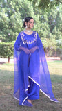 AZ SILK-COLLECTION ROYAL-BLUE STITCH