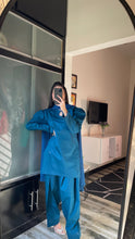 Load image into Gallery viewer, AZ LAWN-FARSHI BLUE STITCH