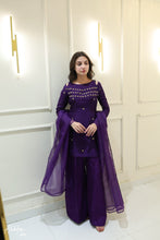 Load image into Gallery viewer, AZ  SILK-COLLECTION PLUM STITCH