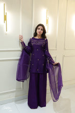 Load image into Gallery viewer, AZ  SILK-COLLECTION PLUM STITCH
