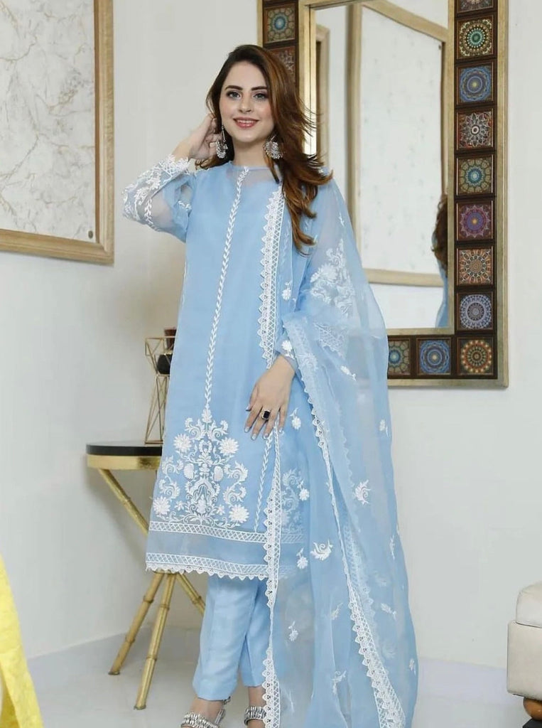 AZ ORGANZA-COLLECTION VC-49 UNSTITCHED