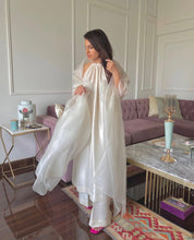Load image into Gallery viewer, AZ LIOR SILK-COLLECTION CHANDNI (WHITE) STITCH