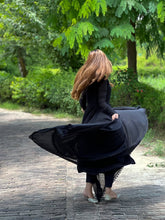 Load image into Gallery viewer, AZ CHIFFON COLLECTION  STICHED ( BLACK SAIYARA )