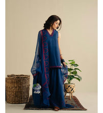 Load image into Gallery viewer, AZ LAWN COLLECTION  STICH ( BLUE TOPAZ )