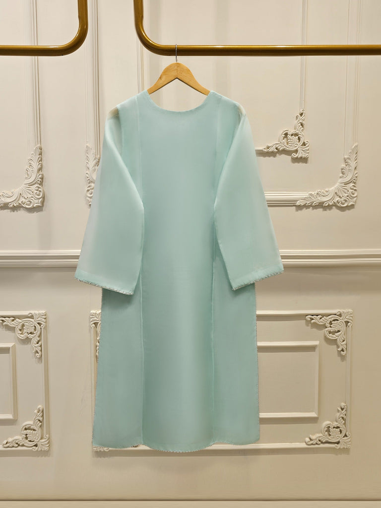 AZ ORGANZA-COLLECTION FROZEN BLUE STITCH